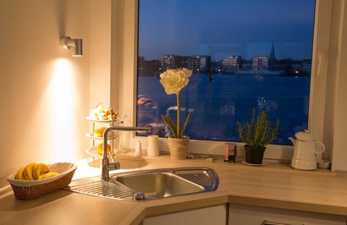 Innenhafen Apartamento | 129 Südstrand Nordsee FEWO - 129 Vivir en la playa sur con vistas al mar