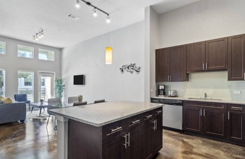 Fort Worth Cultural District Apartamento | 12ft Ceilings | King Bed | Luxury Apartment