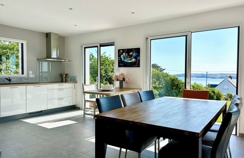 Camaret-sur-Mer Villa | casa contemporánea de 130m2.8 personas, vista al mar