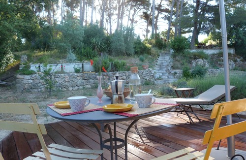 Roquevaire Apartamento | 15 minutos de Cassis, apartamento en una casa de campo provenzal