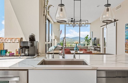 Downtown Asheville Condominio | 'Blue Ridge Escape' a Dog-Friendly Downtown Condo w/ Mountain Views