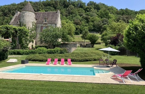 Vezac Casa | Casa señorial del siglo XVI con piscina