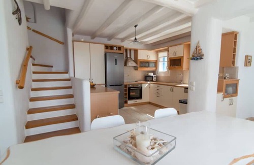 Agios Stefanos Otro | 180 ° View PRIVATE Pool Villa Choulakia to enjoy SUN kissing SEA