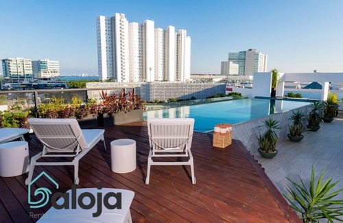 Downtown Cancun Apartamento | 1B - Elegant studio with elevator
