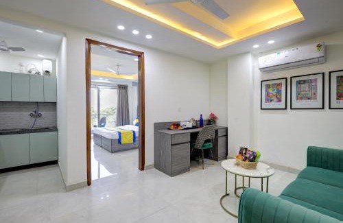 Sushant Lok Apartamento | 1BHK Suites Opp Marriott - Huda City Centre
