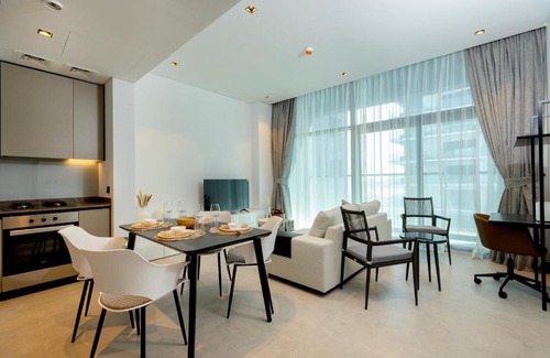 Business Bay Apartamento | 1BR 15Northside near Burji Khalifa