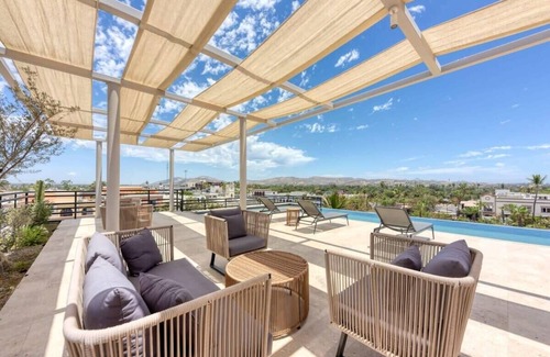 Downtown San Jose del Cabo Apartamento | 1BR Rooftop & Pool in Cardinal