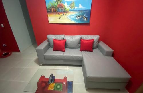 Santo Domingo Este Apartamento | 1st floor 3 Bedrm 2 Baths AC Condo near airport
