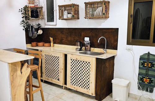Dahab Apartamento | 1st line on beach loft NO1,LTBL , 90m2, sleeps 6, newly renovated, all amenities