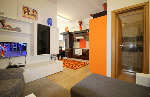 Porec Apartamento | 2-4 personas, con mobiliario moderno, aire acondicionado, lavadora