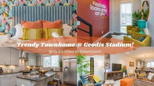 South Nashville Casa | 2 5 miles to DWNTN 3 King Beds - Garage Parking