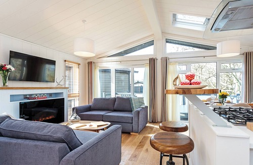 Ryde Chalet De Esquí | Alojamiento de 2 habitaciones en Wootton Bridge, Nr Cowes