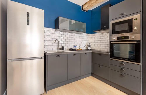 Lille Centre Ville Apartamento | Apartamento-Baño con ducha-Vista a la Ciudad