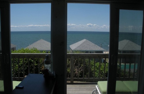 North Truro Cabaña | 2 dormitorios vista al mar casa y abrigo privado alrededor de la cubierta!