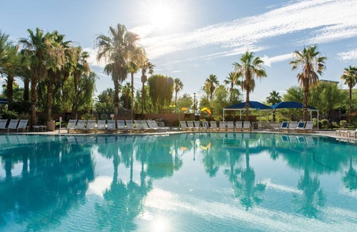 Palm Desert Casa | 2 Bedroom Villa: 2 King Beds; 2 sofa beds; Kitchen, Dining, Fireplace, Balcony