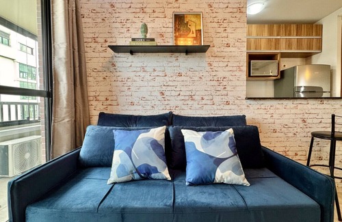 Sao Francisco Apartamento | 2 Bedrooms in the amazing Fusion Building w/ air and parking space