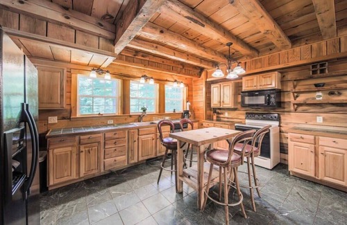 Mars Hill Casa | 2 Cabins on Private Pond Sleeps 30 Sauna Hot Tub