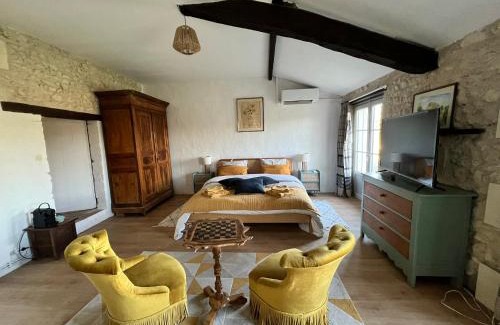 La Genetouze Cama Y Desayuno | 2 chambres, piscine et calme, Sud Charente