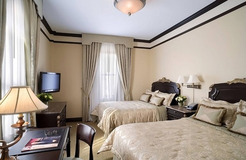 Central Park West Hotel | 2 Deluxe Suite Two Queen Beds at The Lucerne Hotel!