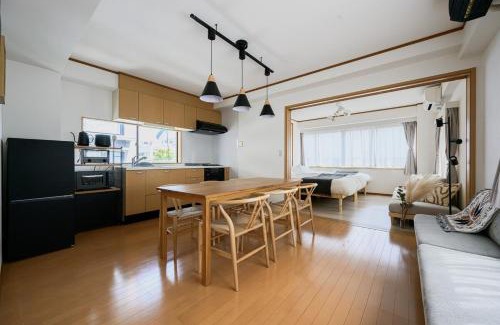 Asakusabashi Apartamento | 2 Floors for Rent,Max 11 People,Straight to Tokyo Shinjuku, Akihabara, Ueno, Asakusa,4 Min Walk to Asakusabashi Station,Spacious 96m2 plus Roof Balcony