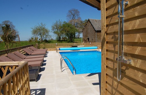 Argouges Casa | 2 joyas de la casa de campo con piscina 20min Mont Saint Michel