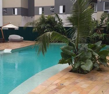 Estufa II Apartamento | 2- Home Resort em Ubatuba SP, Apartamento novo, aconchegante com piscina
