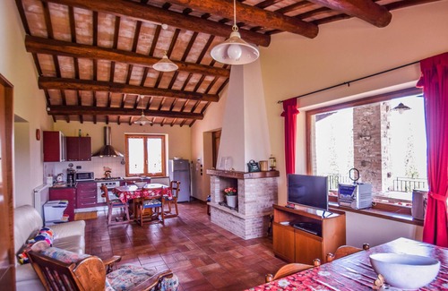 Avigliano Umbrio Casa | 2 houses with air conditioning and private pool. Quiet area & panoramic views