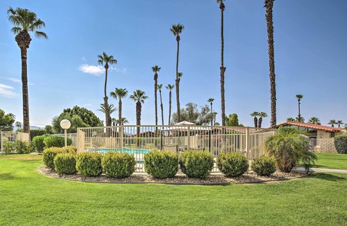 Indio Cabaña | 2 Mi to Coachella: Indio Home w/ Fire Pit!