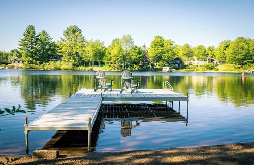 Saint Donat Chalet De Esquí | 2 min from Ski Garceau, waterfront cottage ideal for vacations