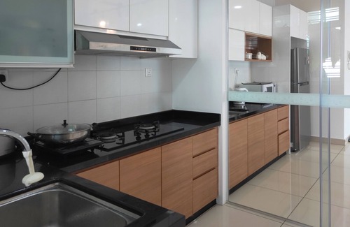 Central District Condominio | 2 minutos de viaje a R&F Mall & CIQ [Vista al mar del piso alto]