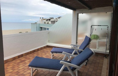 Saint-Cyprien Plage Apartamento | 2 PIECES FRONT DE MER DERNIER ETAGE 40 m2