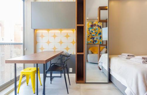 Pinheiros Apartamento | 2 quadras metrô Oscar Freire com garagem, piscina e coworking