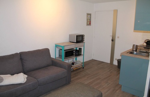 Saint-Cyprien Plage Apartamento | Apartamento de 2 habitaciones con patio y jardín, a 50 metros del puerto. St Cyprien sur