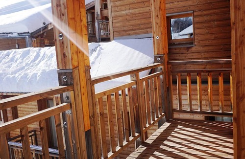 Orcieres-Merlette Apartamento | Apartamento 2 piezas cabina, parking, WiFi y mascotas permitidas