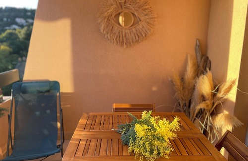 Le Rayol Apartamento | 2 ROOMS EXCEPTIONAL SEA VIEW 5 min WALK FROM BEACH AND RAYOL VILLAGE (VAR)