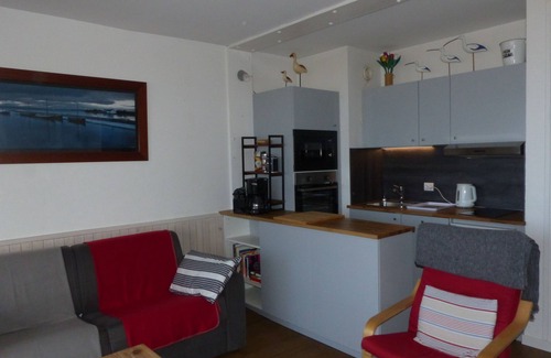 Benerville-sur-Mer Apartamento | 2 Habitaciones MAR Ver el pequeño árboles en residencia de estilo normando