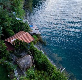 San Marcos La Laguna Casa | 2-story Lakefront castita, beach, kitchen, sauna