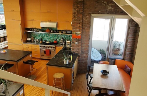 SoHo Apartamento | Nolita Penthouse ... luz increíble, techos de 26 'y excelente espacio al aire libre