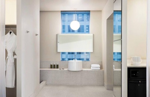 Financial District Hotel | 2 Units - Elegant Stay w/ City Views, Fire Pit & Prime Downtown LA Location
