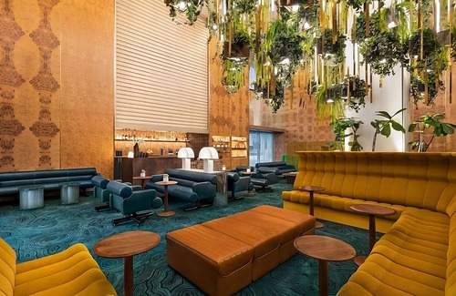 Financial District Hotel | 2 Units - Elegant Stay w/ City Views, Fire Pit & Prime Downtown LA Location
