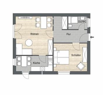 Berkenthin Apartamento | 2-Zimmer-Fewo Nähe Lübeck