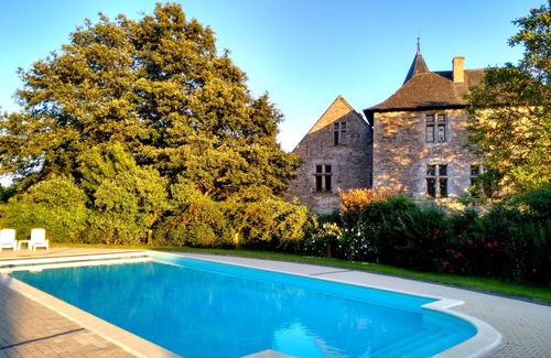 Bellevigne-en-Layon Casa | Castillo de vacaciones y piscina en el jardín de Francia