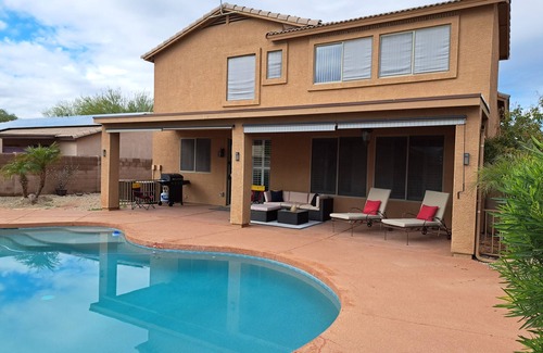 Estrella Vista Casa | Private pool, pet ok,spacious home , 3bd/3ba , golf and hiking nearby!3 nt min.