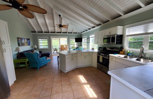 Lower Carolina Villa | COMPLETAMENTE REHABBED 2 dormitorios, 1 baño, spa, ducha al aire libre y vistas al agua!