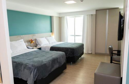 Boa Viagem Apartamento | 202 Flat Beira Mar Av Boa viagem - Vista para o mar
