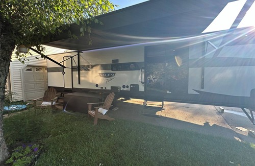 Virginia Beach Casa | 2024 Forest Rive Salem 36 foot camper To book this you need a campsite