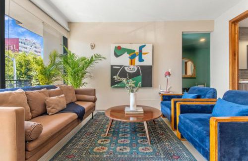 Colonia Roma Apartamento | 205-2 3br 2baths Private terrace - Sleep 6 Roma Notre