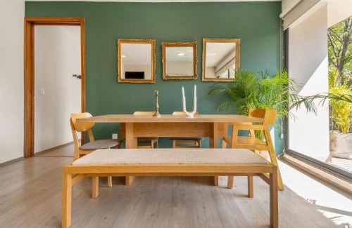 Colonia Roma Apartamento | 205-2 3br 2baths Private terrace - Sleep 6 Roma Notre