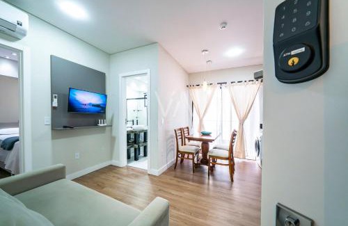 Bombas Apartamento | 207- Apart Villa Francione com piscina Bombas