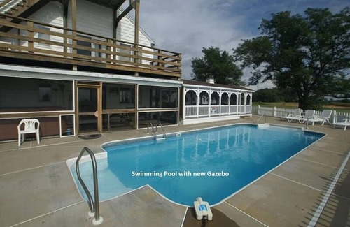 Crocheron Casa | 5 * Eastern Shore Chesapeake Bay Front Estate Vacaciones / Reuniones / Bodas para 40 personas